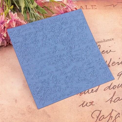HOT plastic Handwritten letters craft card making paper card album wedding decoration clip Embossing folders