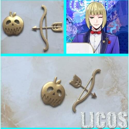 Game Twisted Wonderland Cosplay Rook Hunt Uniform Brooch Badge Ornament Decoration Cosplay Prop