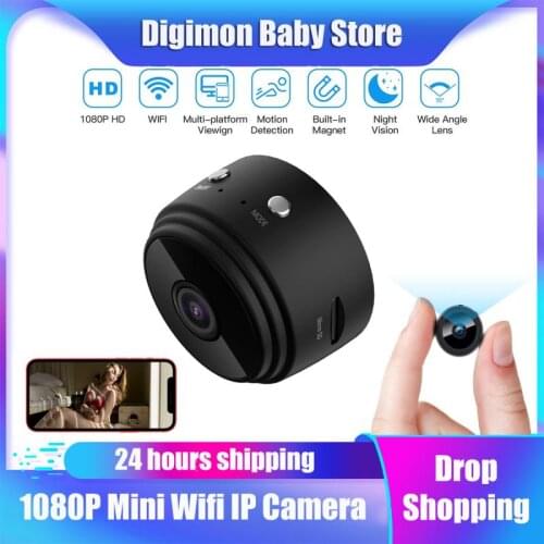 1080P HD IP Mini Camera Wireless Recorder Wifi Security Remote Control Surveillance Camera Night Vision Motion Detection Camera