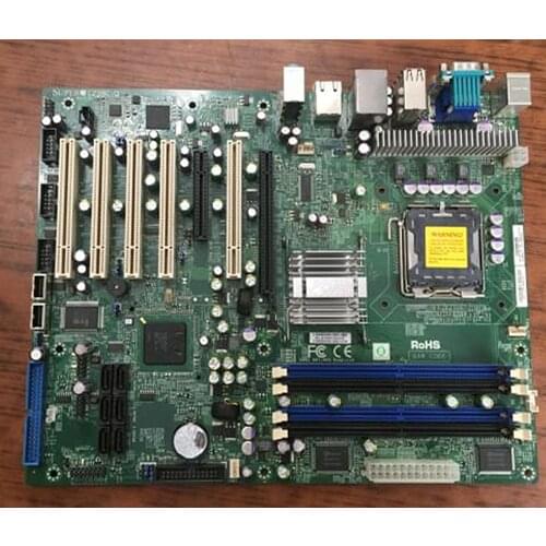 Used Applies to for Supermicro C2SBC-Q LGA775 DDR2 server 5*PCI industrial motherboard