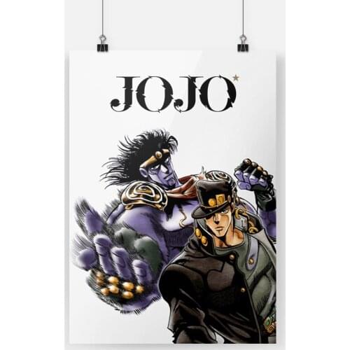 Jotaro Kujo Star Platinum JoJos Bizarre Adventure Canvas Poster Painting Wall Art Decor Living Room Bedroom Decoration Prints