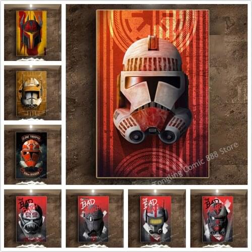 Star Wars Yoda Mandalorian Canvas Painting Poster Modern Graffiti Avatar Wall Art Picture Living Room Nordic Style Decor Mural