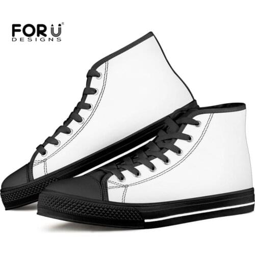 Ladies High Top Canvas Shoes Vulcanize Shoes for Women Flat Sneakers Female Custom Sport Shoes Skateboard Shoes Tenis Feminino