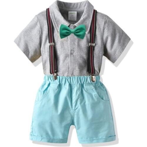 Newborn Clothes Outfits Set Boys 100% Cotton Fashion Baby Boy Newborn Clothes Birthday Summer Baby Boy Clothes Set Outfits Boys