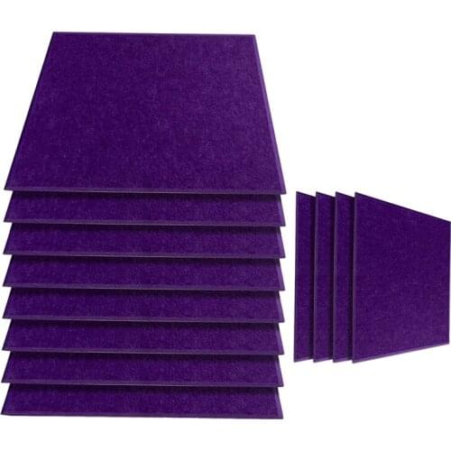 New 12Pack Acoustic Panels 12X12X0.4inch Ambient Noise Dampening Recording Studios Sound Proof Used in Home & Offices