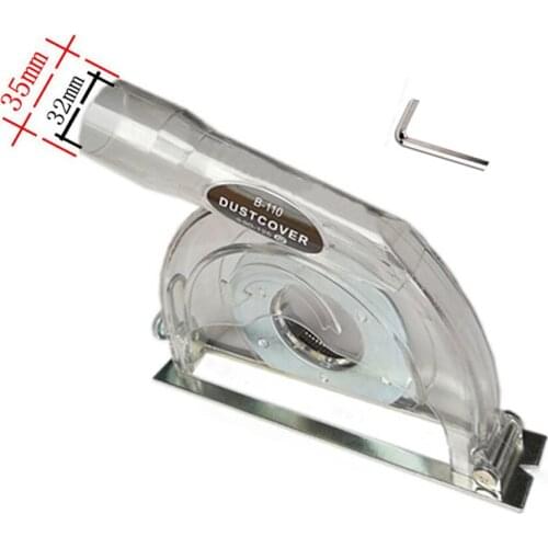 Clear Cutting Dust Shroud Grinding Cover for 4'' / 5''Hand Angle Grinder and 3''/4''/5'' Saw Blades Dust-proof Cup Cover