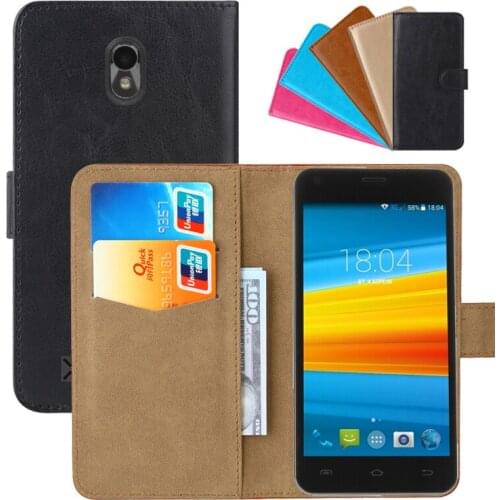 Luxury Wallet Case For DEXP Ixion E350 Soul 3 PU Leather Retro Flip Cover Magnetic Fashion Cases Strap