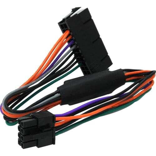 Top 24 Pin to 8 Pin ATX PSU Power Adapter Cable Compatible for DELL Optiplex 3020 7020 9020 Precision T1700 12-Inch(30cm)