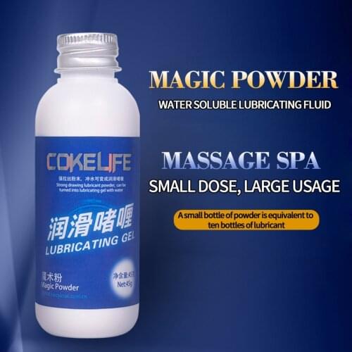 COKELIFE Magic Powder Personal Lubricant Gel Mixing 500ml Water for Vaginal Breast Oral Sex Lubrication Grease For Gay Anal Sex