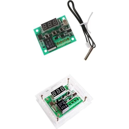W1209 Electronic Thermostat Temp Control Sensor Module + Acrylic Housing