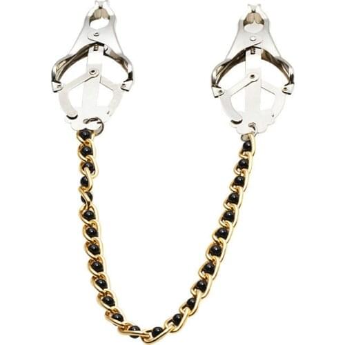 Nipple Clamps Training Tools Fetish Men Chastity Bondage Set Restraints SM Products BDSM Gay Fun multi colors Nipple play