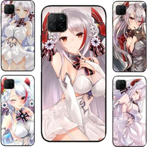 Azur Lane Prinz Eugen Anime Case For Huawei Nova 5T P Smart 2019 P30 Pro P20 P40 Lite Mate 10 Honor 20 9X 8X 8A 10i