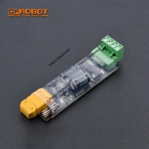 DFRobot PPM to PWM 2x3A DC Motor Driver/Modules, 7~12V STM8S105 + TLE5205 chip for aeromodelling model airplane fighting robots