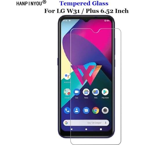 For LG W31 / Plus 6.52" Tempered Glass 9H 2.5D Premium Phone Screen Protector Protection Film