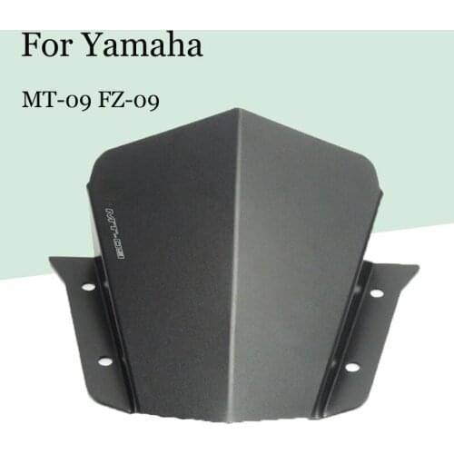 For Yamaha MT-09 FZ-09 Motorcycle Modified Small Windshield Aluminum Alloy Front Gear Fan Housing Decorative Cover Accessories