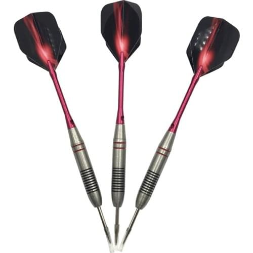 3Pcs Steel Tip Darts New 24g Professional Hard Darts Throwing Sports Games Stainless Steel Dart Barrel Shafts Flights Dardos