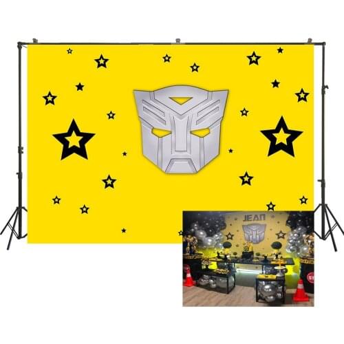 HUAYI Photography Backdrop Birthday Party Desserts Table Decor Photo Background Super iron Boys Baby Shower BackdropW-3576