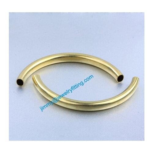 Jewelry findings Brass metal tube beads spacer beads Carved tube Beads for jewelry making 6*70*0.4mm