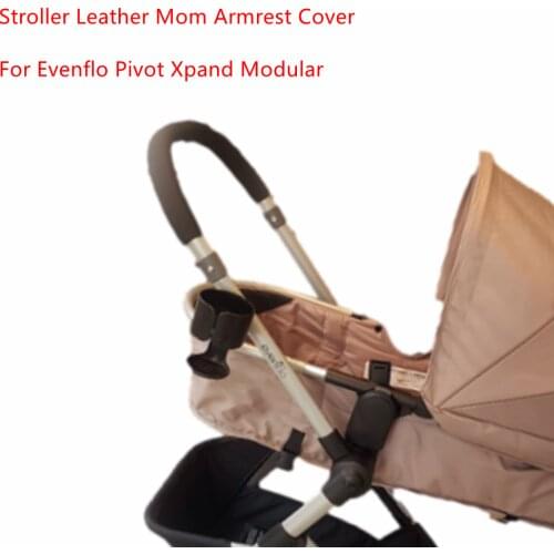 Stroller Leather Handle Cover For Evenflo Pivot Xpand Modular Pram Bumper Protective Cases Armrest Covers Carriage Accessories