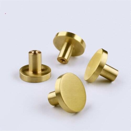Brass Furniture Handles Copper Cabinet Knobs Wardrobe Dresser Drawer Knobs Kitchen Cupboard Chinese Style Door Handle Pulls