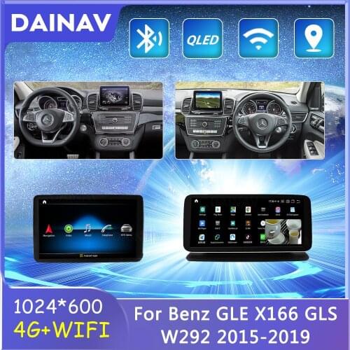 Android For Mercedes Benz GLE X166 GLS W292 2015-2019 Car Multimedia DVD Player GPS Navigation Car Radio Audio Stereo