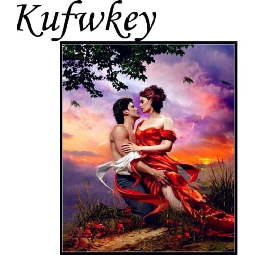 5D Diamond Embroidery Paintings Rhinestone Pasted diy Diamond painting Cross Stitch Kits lover couple diamond mosaic Room Decor