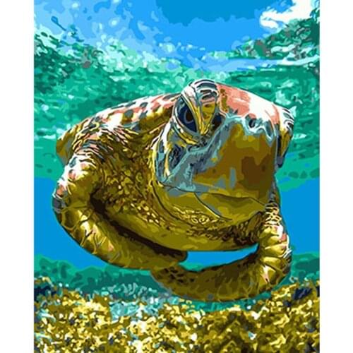 Animal Framed Pictures DIY Painting By Numbers DIY Oil Painting On Canvas Home Decoration Wall Art GX26127 40X50CM