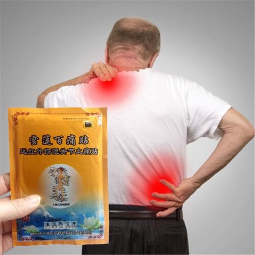 The best effect Back/Neck/Shoulder Pain Relief Snow lotus Plaster 8Pcs Chinese Medical Pain Patch for Joint Knee/Arthritis Pain