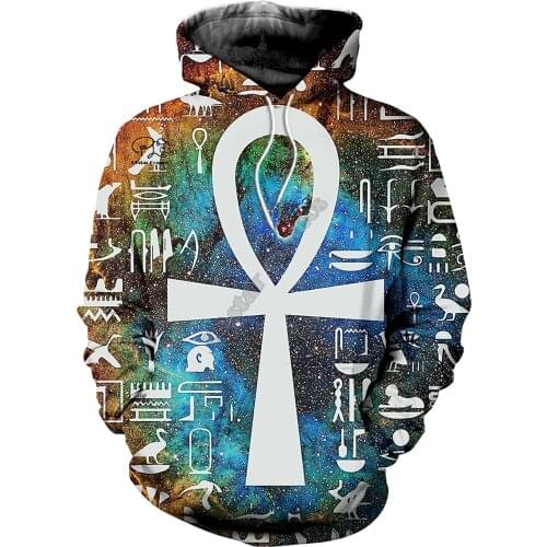 2020Newest Mysterious Totem Retor Horus Ancient Horus God Eye of Egypt Pharaoh Anubis 3DPrint Zip/Hoodies/Sweatshirts/Jacket N18