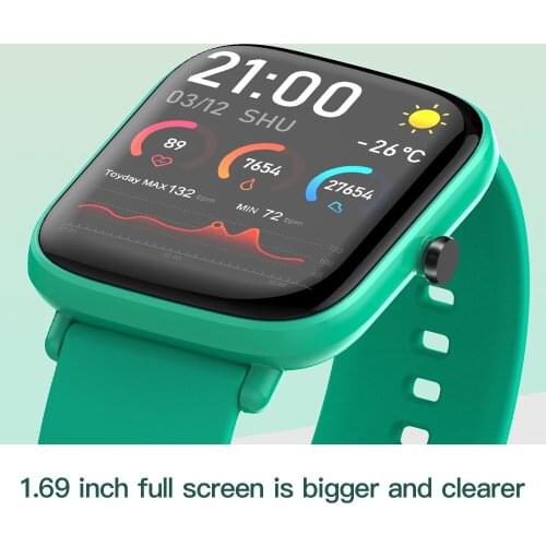 2021 New Full Touch Screen Step Counting Smart Watch Heart Rate Monitoring Sports Smart Bracelet IP67 Large Screen UM60 smar Men