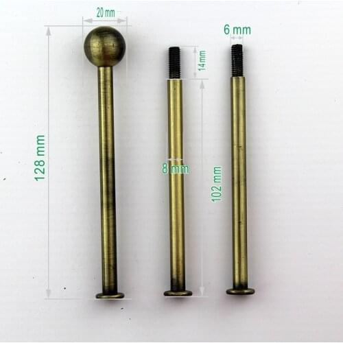 New ball style 3 tier cake plate stand centre handle fitting mixed color (one piece) home decor