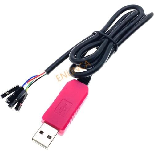 Original 1M CP2102 USB To UART TTL Cable Module 4 Pin 4P Serial Adapter Download Cable Module For Win10 For Arduino Raspberry Pi