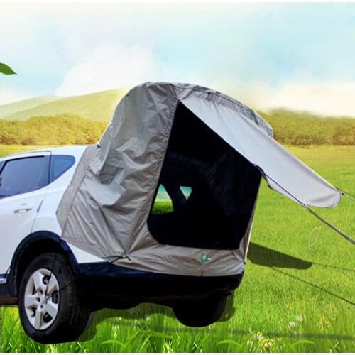 Car Truck Tent Sun Shelter SUV Tent Auto Canopy Portable Camper Trailer Tent Rooftop Car Awning Outdoor Camping 2021