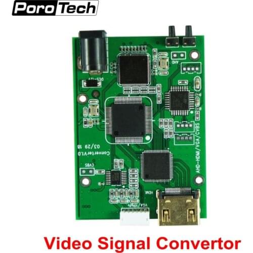 Factory Direct AHD41 4-in-1 HD Video Signal Convertor Board AHD TVI CVI CVBS signal to HDMI VGA CVBS signal convertor board