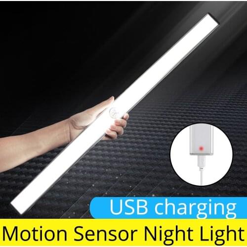 Under Cabinet 6 10 24 40LEDs night light Motion Sensor Closet Light Kitchen Bedroom Lighting Wall Lamp With Magnetic Strip led