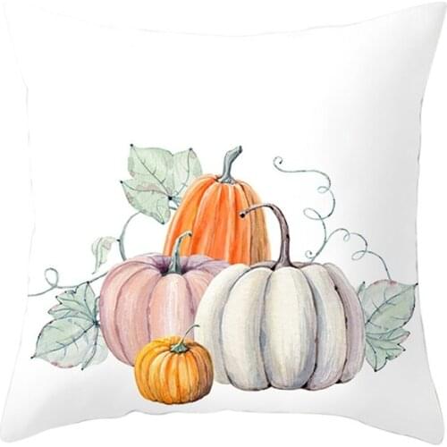 Professional Fall Pillow Cases Autumn Theme Farmhouse Decorative Throw Pillow Covers Pumpkin Patch Leaves cushion cover for Fall