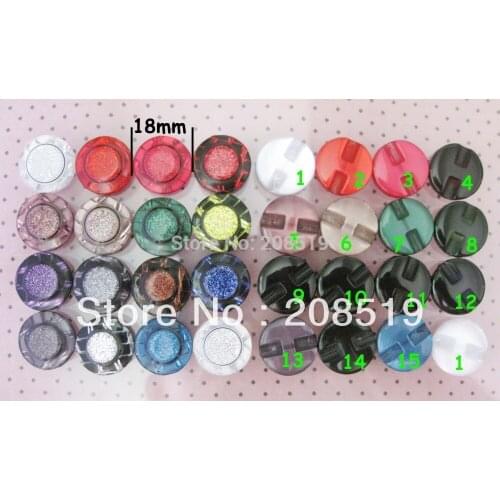 NB0073 Dress buttons 18mm 96pcs mix colors sewing accessories