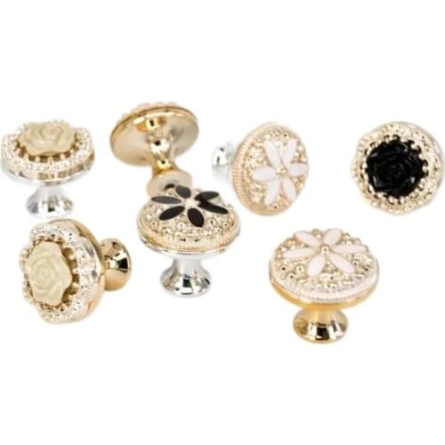 2pcs/ Door Handles Furniture Handles Cabinets and Drawer Knob Kitchen Furniture Accessories Plastic crystal knobs and handles