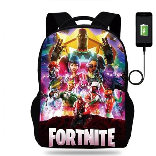 Fortnite School Bags For Girls Boys Fortnite Backpack Teens Laptop Bagpack Travel bag Women Men Bookbag College Student Mochilas