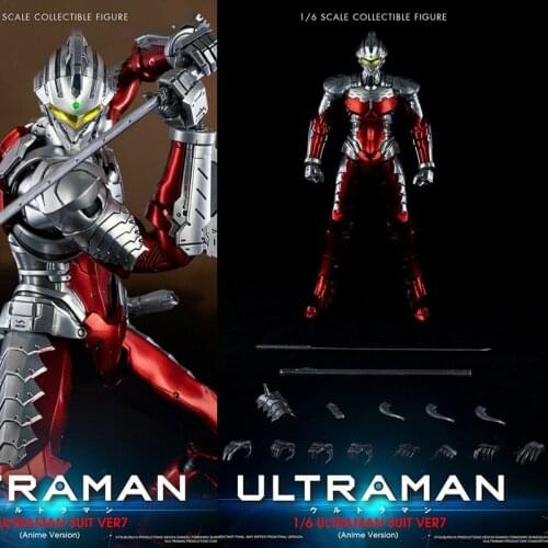 Threezero 1:6th 3Z0130 ULTRAMAN SUIT Ver 7 Iron Ultra Seven Soldier Figure Dolls in stock