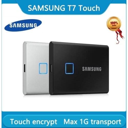 Samsung T7 Touch mobile solid state drive 1T high-speed USB3.2 fingerprint unlock encryption Type-C interface portable