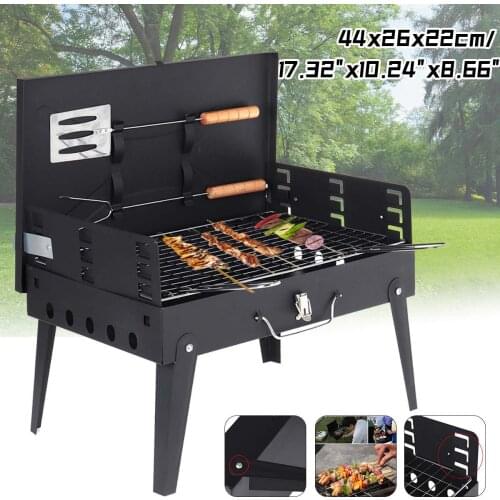 Outdoor BBQ Grill Camping Gear Barbecue Cooking Tool Grilling Tools Home Indoor