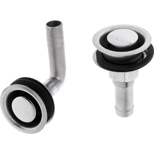 5/8" and 3/4 inch Marine Boat Fuel Gas Tank Vent Stainless Steel Flush Mount