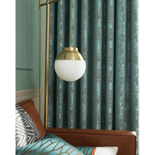 Schuth Leaf Double-sided Jacquard Curtains Shading Custom Light Luxury Modren Living Room Curtains Bedroom Dining Room