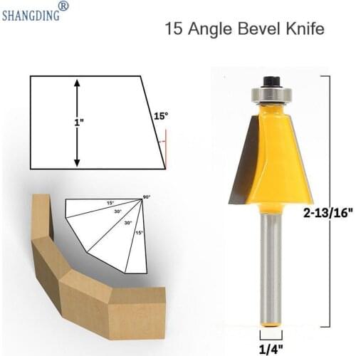 1/4 High Archives Inclined Plane Knife Carpentry Milling 15 Degree Bevel Angle Knife Carbide wood cutter