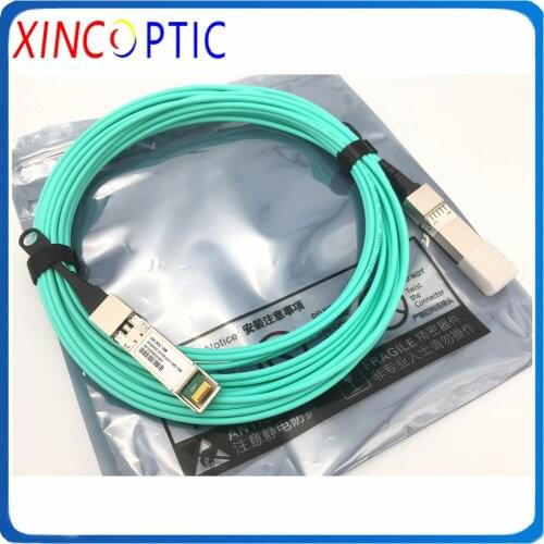 2Pcs 25Gbps SFP28 25M OM3 AOC Cable,25G SFP28 to SFP28 25M(82ft) Dell (DE) CBL-25GSFP28-AOC-25M Compatible 25G SFP28 AOC Cable