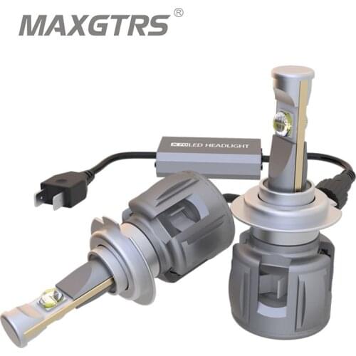 2x Car LED Headlight H7 H4 LED H8/H11 HB3/9005 HB4/9006 H1 9012 D1 D2 D3 D4 120W 12000lm Auto Bulb Headlamp ETI Chip 6000K Light