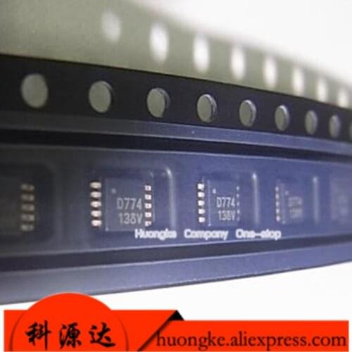 5pcs/lot DAC7574IDGSRG4 MSOP10 DAC7574IDG Silk Screen D774 in stock