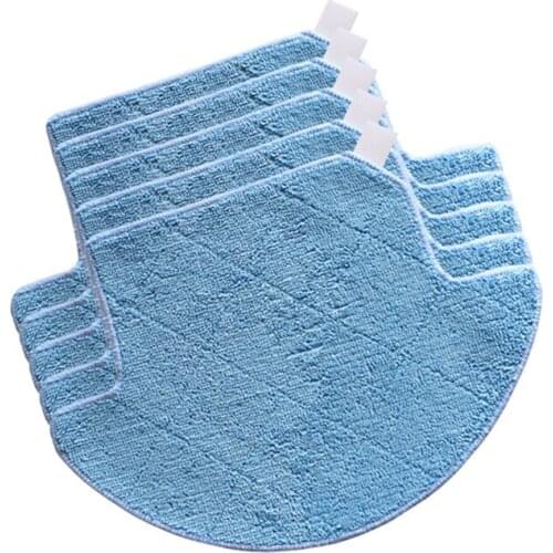 5x Robot Vacuum Cleaner Mop Cloths for ilife V7S Robotic Vacuum Cleaner Mop Parts Accessories