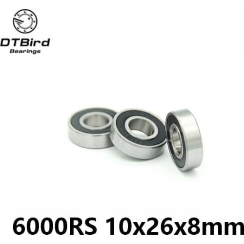 6000-2RS 10x26 x8 mm Hybrid Ceramic deep groove ball bearing 6000 2RS 6000RS 10*26*8mm for bike part bicycle Bearing